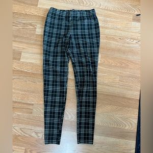 Plaid leggings